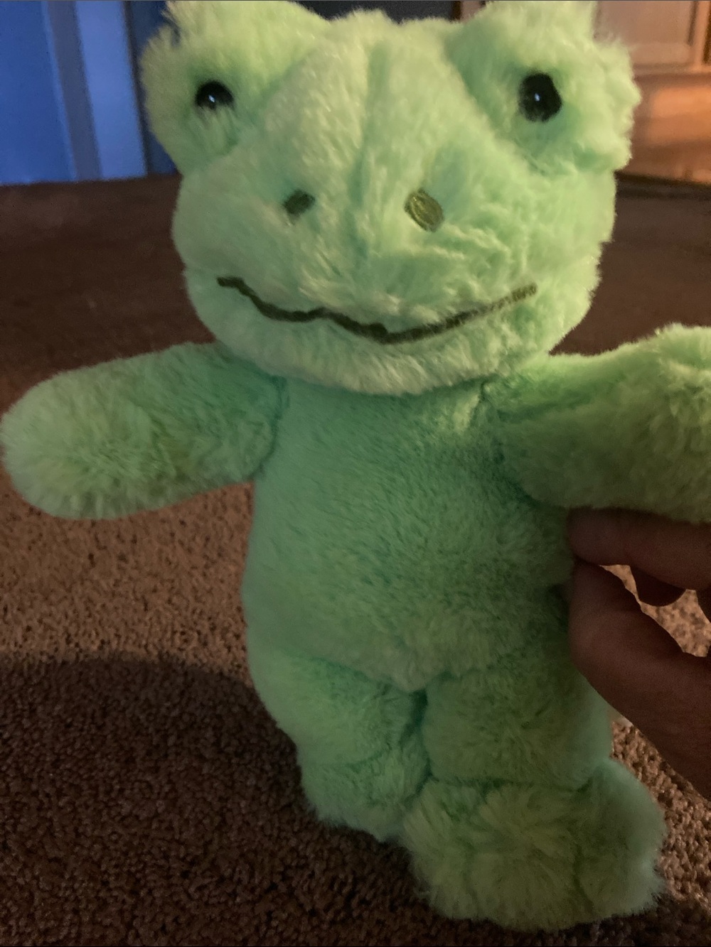 Build-A-Bear Light Green Plush Frog Stuffed Animal